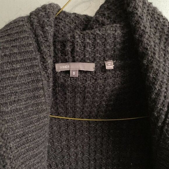 S Vince knit hooded cardigan - Picture 2 of 4
